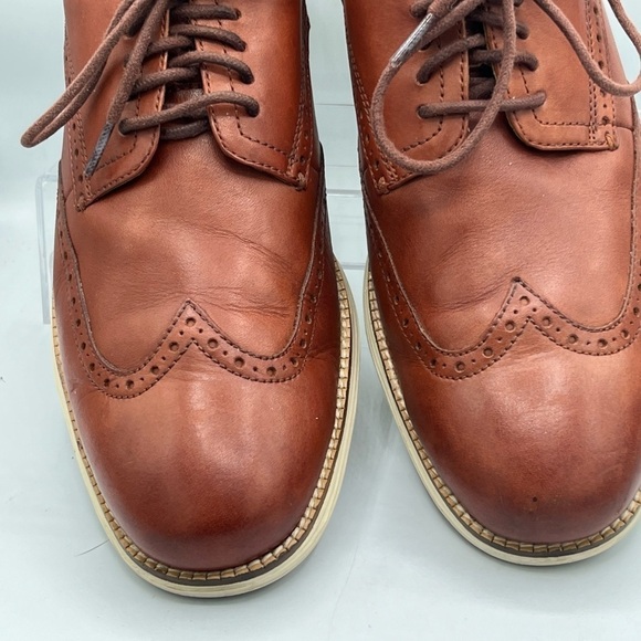 Cole Haan Original Grand Wingtip Oxford Shoes Mens Sz 11.5 M C26471 Brown - Picture 3 of 11